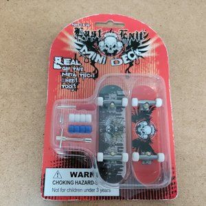 Last Exit Mini Deck Finger boards Skateboards 2-pack With Extras RARE 2008